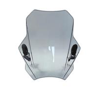 Moto Pare-Brise pour ZONTES pour G1-125 pour G1125 2021-2023 Pare-Brise De Moto Universel Couvre-Brise Écran Lentille De Fumée Déflecteur De Motos Pare-Brise Moto(Light Grey)