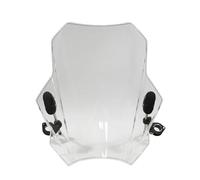 Moto Pare-Brise pour ZONTES pour G1-125 pour G1125 2021-2023 Pare-Brise De Moto Universel Couvre-Brise Écran Lentille De Fumée Déflecteur De Motos Pare-Brise Moto(Transparent)