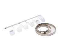 Moto Pare-Chaleur Protection Thermique Universelle pour Pot D'échappement De Moto Tout-Terrain pour 100cc-125cc-150cc-250cc-400cc - Protection Anti-brûlure