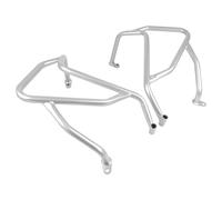 Moto Pare-Chocs Protection Barre De Sécurité pour Moto Autoroute Protection Moteur Pare-Chocs Cage Cascade pour CB500X pour CB500 X pour CB400X 2019 - 2023 Guidon Crash Bar Protecteur(Silver Upper)