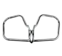 Moto Pare-Chocs Protection pour BMW pour K1600GT pour K1600GTL 2011-2023 Moto Autoroute Avant Et Arrière Moteur Garde Crash Bar Pare-Chocs Protecteur Guidon Crash Bar Protecteur(Chrome-Rear Bumper)
