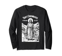Moto Patron Saint Columbanus Motard Manche Longue