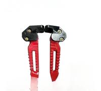 Moto Pédale Pour Accessoires De Pédale Moto Adaptés Au Seuil Porte Et Scooter, Verrouillage Du Pied Moto Cale Pied(Red)