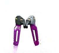 Moto Pédale Pour Accessoires De Pédale Moto Adaptés Au Seuil Porte Et Scooter, Verrouillage Du Pied Moto Cale Pied(PURPLE)