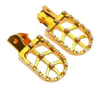 Moto Pédale Pour Surron Light Bee SX Vélo Électrique Moto CNC Repose-pieds Pédale Support Montage Repose Pédales Rénovation Moto Cale Pied(Gold)