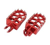 Moto Pédale Pour Suzuki Pour DRZ400SM Pour DRZ 400 SM Pour 400e Pour 400sm Pour DRZ400 Repose-pieds Pour RM 250 Pour RMX 125 Accessoires Moto Moto Cale Pied(Red)