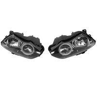 Moto Phare Avant Lampe Phare De Moto Phare Avant Phare Avant Ensemble De Phare pour YZF 1000 R1 pour YZF-R1 2007 2008 Phare Travail Moto Phare(Clear)