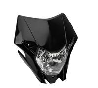 Moto Phare Avant Lampe Phare Halogène pour Motocross pour CRF150L 150R 150F 230L 250L pour 250X 250M 300 450L 450X 450RL Phare Travail Moto Phare(Noir)