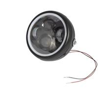 Moto Phare Avant Lampe Phare LED De Moto De 6,5 Pouces Ampoule De Phare Haute Et Basse DRL pour Café pour Racer pour Bobber pour Iron 883 Phare Travail Moto Phare