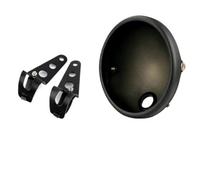 Moto Phare Boîtier De Lampe De Phare LED De Moto Rétro De 7 Pouces, Coque Modifiée, Support De Garniture De Seau, Accessoire((28-36mm))