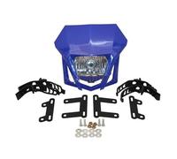 Moto Phare Plaque De Phare De Moto pour XR 250 pour CRF 450 pour WR Accessoires Moto pour Enduro Dirt Bike Phare De Motocross Projecteur Moto(Bleu)