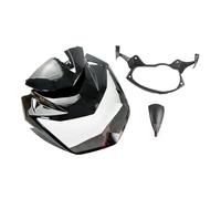Moto Phares Avant Accessoires De Moto pour Kawasaki Z750 Z 750 2007 2008 2009 2010 2011 2012, Couvercle Phare Avant Supérieur, Carénage, Nez De Capot Light Assembly Phare(1 Jeu)