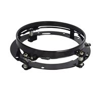 Moto Phares LED pour Jeep pour Wrangler JK LJ CJ Phare LED pour Moto 1 Pièce 7 Pouces Feux De Route Croisement Clignotants DRL Phare Rond De 7 Pouces(7 inch Bracket)
