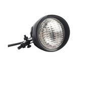 Moto Phares LED pour Softail pour Dyna pour Cruiser Bobber Chopper pour Sportster Phares De Moto Feux De Route Et De Croisement en Verre Vintage(A)