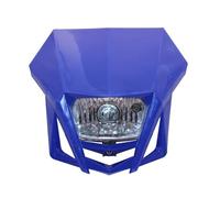 Moto Phares LED pour XR 250 CRF 450 WR Plaque De Phare pour Moto Tout-Terrain(Blue)