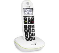 MOTO-Phoneeasy 110 Téléphone Sans Fil Dect Pour Seniors Avec Touches Grandes Parlantes Et Audio Amplifié (Blanc X 1) [Version Française]
