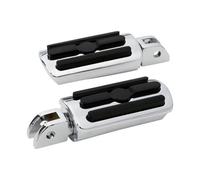 Moto Pieds De Pédalier Pour FLSL Pour Softail Pour Slim 107 2018 2019 2020 Repose Pieds Avant Antidérapants Pour Moto 1 Paire Pièces Accessoires(Chrome)