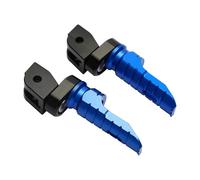 Moto Pieds Pédale Pédales Motos pour Ducati Monster 1200 /S/R 2014 2015 2016 2017 2018 2019-2020,Commandes Reculées Réglables en Aluminium pour Moto, Repose-Pieds Et Pédales,Blue