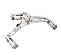 Moto Pieds Pédale Pédales Motos pour Harley Sportster Custom XL 883 1200 Nightster 1200N,Repose-Pieds Réglables Repose-Pieds Frein Changement Arrière Ensemble,B