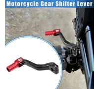 Moto Pignon Levier Vitesses Levier, Universel Aluminium Alliage Rouge Noir