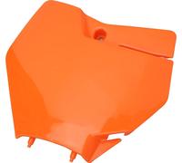 Moto plaque d'immatriculation avant Abs plaques de nom en plastique de couverture pour EXC 150 250 300 TPI 2020 à 2022 Orange