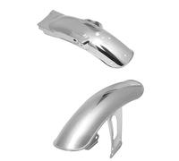 Moto Pneu Garde Boue Pour CG125 Pour CG 125 125 Cc Pour CG-125 Moto Garde-boue Avant Arrière Garde-boue Couverture Protecteur(Chrome Front n Rear)