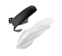 Moto Pneu Garde Boue Pour Tenere700 Pour Tenere 700 2019-2025 Garde-boue Avant Moto Haut Ou Bas Rabat Protecteur Couverture Contre Les Éclaboussures(White-1 Set)