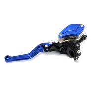 Moto Poignée Accessoires Kit D'embrayage Hydraulique Pour Moto 22 Mm 125cc- 300cc Levier Maître-cylindre Tuyau D'huile Tricoté(Blue)