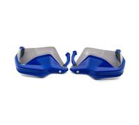 Moto Poignée Moto Rouge Jaune Bleu Garde-Main Leviers d'embrayage De Frein Garde-Bout Disque Pare-Brise Fit pour LONCIN VOGE 500DS Guidons (Couleur : Bleu Gris Set)