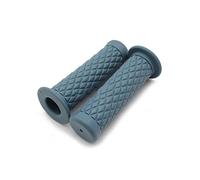 Moto Poignée Poignées De Guidon Anti-dérapantes De Moto Vintage Rétro Universelles De 22/24 Mm Pour Guidon(Sky Blue)