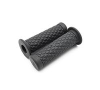 Moto Poignée Poignées De Guidon Anti-dérapantes De Moto Vintage Rétro Universelles De 22/24 Mm Pour Guidon(Dark Grey)