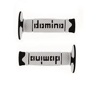 Moto Poignées avec Guidon de Motocross Pitbike Enduro Trial Freestyle Offroad MX Freeride (Blanche)