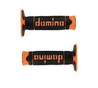 Moto Poignées avec guidon de Motocross Pitbike Enduro Trial Freestyle Offroad MX Freeride (Orange)