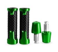 moto Poignées De Guidon Anti-vibrations Pour Moto Pour Pour CB750 Hornet 1971, 1972, 1973, 1974, 1991, 1992, 1993 extrémité du manche(Green Green)