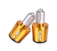 moto Poignées De Guidon CNC Motorfiets Avec Embouts Pour CB1000R 2008-2017 extrémité du manche(Gold)