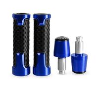 moto Poignées De Guidon De Moto 7/8" 22 Mm Pour XT1200Z SUPER TENERE 1200 XTZ1200 2020 2021 2022 2023 2024 extrémité du manche(Blue)