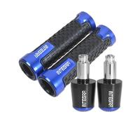 moto Poignées De Guidon Moto 7/8'' 22 Mm Pour Pour NC700 NC750 X/S NC700S NC700X NC750X NC750S Integra 750 700 extrémité du manche(Blue)