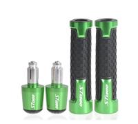moto Poignées De Moto CNC 7/8'' 22 Mm Avec Embouts De Guidon Pour Pour ST1300 A ST 1300 2003-2012 2011 2010 2009 2008 extrémité du manche(Green)