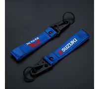 Moto Polyester Broderie Porte-clés Pendentif Boucle Suspendue Lanière pour Suzuki
