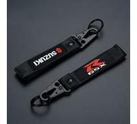 Moto Polyester Broderie Porte-clés Porte-clés Pendentif Porte-clés Boucle Suspendue Lanière Porte-clés pour Suzuki