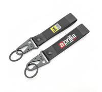 Moto polyester Porte-clés personnalisé en brodé porte-clés personnalisé porte-clés pour Ap-rilia,Black-A