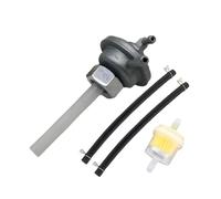 Moto Pompe à Carburant Robinet D'essence À Dépression Avec Tube Blanc De 50 Mm, Accessoire Rechange Moto Pour GY6 50cc 150cc