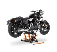 Moto Pont elevateur ciseaux ConStands Mid-lift L Pont hydraulique pour Chopper 680kg orange