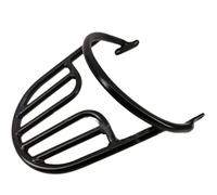 Moto Porte-Bagages Moto Support D'étagère Porte-Bagages Arrière, Barre D'appui pour Triumph pour Bonneville T120 T100 2016 2017 2018 2019 2020 2021 2022 2023 2024, Noir/Chrome(Black Rack)