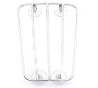 Moto Porte Bagages Porte Bagages Réservoir Carburant Moto avec Ventouses pour Triumph pour Bonneville pour Thruxton 900 T100 T120 pour Royal GT650(Silver)