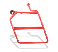 Moto Porte-Bagages Support De Sacoche Latérale Gauche pour Sacoche De Selle De Moto Compatible pour Monkey 125 (2018-2024)(Rouge)