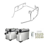 Moto Porte-Bagages Support Valise Coffre Arrière Moto pour Suzuki pour V-Strom 1050 DL1050 2020-ON Support Valise en Aluminium Arrière Bagages(SL Side Box SL Rack)