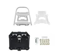 Moto Porte-Bagages Valise Coffre Moto pour Tiger 850 900 2020-2023 Sacoche Selle Porte-Bagages Support en Acier Inoxydable Boîte en Aluminium Arrière Bagages(BK Top Box SL Rack)
