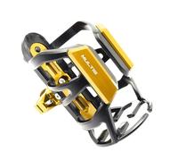 Moto Porte-gobelet Accessoires De Moto Porte-Bouteille d'eau Porte-gobelet Boisson Support pour Ducati Multistrada 950 1100 1260 1200 S GT V4(Yellow)