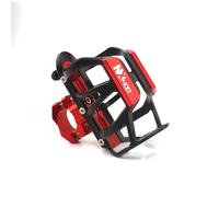 Moto Porte-gobelet Porte-Bouteille De Boisson d'eau pour Moto, Accessoires pour Suzuki Vstrom DL 650 1000 1050 XT V Strom DL250 DL650 DL1000(Red B)